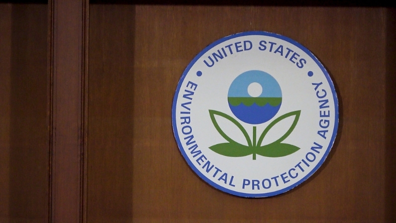 US Environmental Protection Agency seal on wall