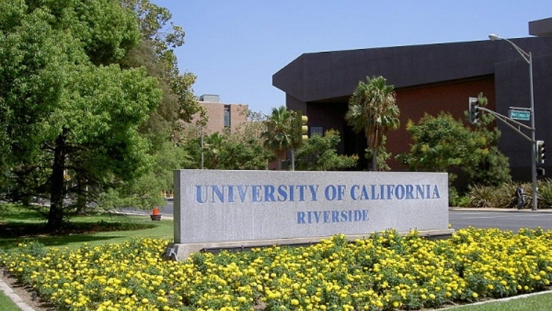 University of California Riverside campus sign